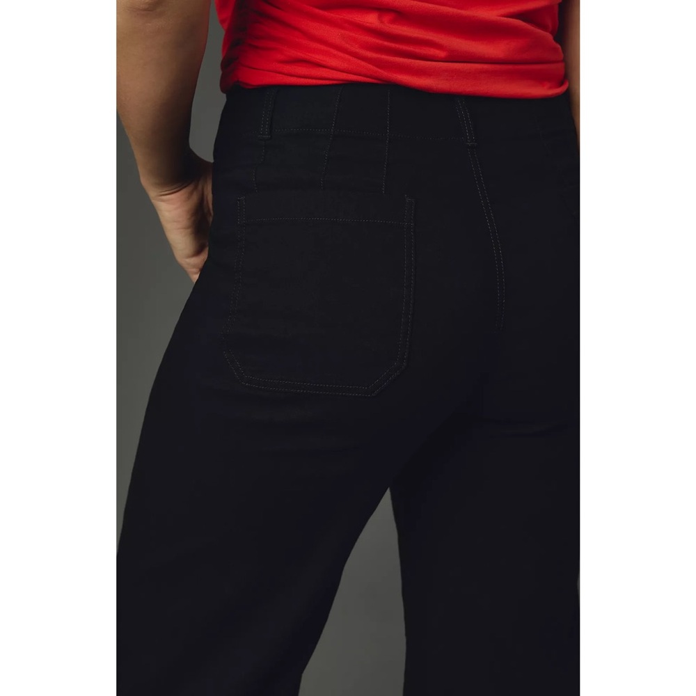 Anthropologie Maeve | The Collete Crop Wide Leg Pants ~ US 30 - Picture 4 of 13